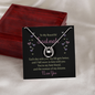 Lucky In Love Necklace: To My Beautiful Soulmate Each Day With You