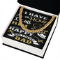 Cuban Link Chain: Happy Birthday Dad