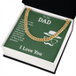 Cuban Link Chain: To My Dad I Love You