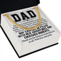 Cuban Link Chain: Dad Your are remarkable