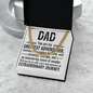 Cuban Link Chain: Dad You Are My Greatest Adventure