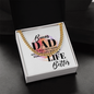 Cuban Link Chain:Bonus Dad Life Better
