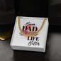 Cuban Link Chain:Bonus Dad Life Better
