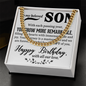 Cuban Link Chain: To My Beloved Son