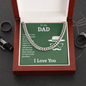 Cuban Link Chain: To My Dad I Love You