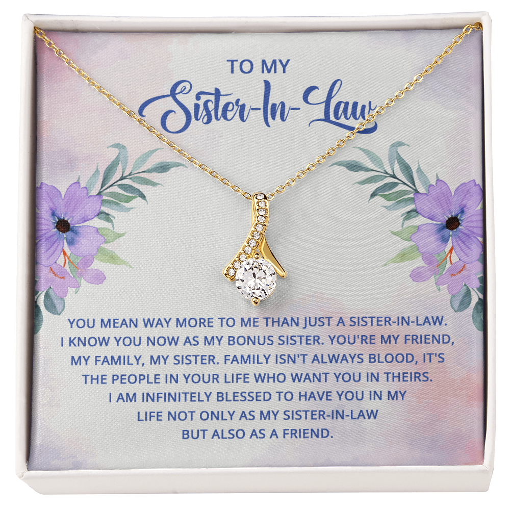 Alluring Beauty Necklace: To My Sister -In-Law