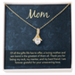 Alluring Beauty Necklace: Mom Unwavering Love