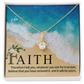 Alluring Beauty Necklace:Faith Believe That You Have Relieved It