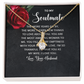 Alluring Beauty Necklace: To My Soulmate Love Your Husband
