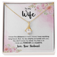 Alluring Beauty Necklace:To My Wife Love Your Husband