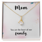 Alluring Beauty Necklace: Mom You Are The Heart