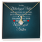 Alluring Beauty Necklace:To My Unbiological Sister