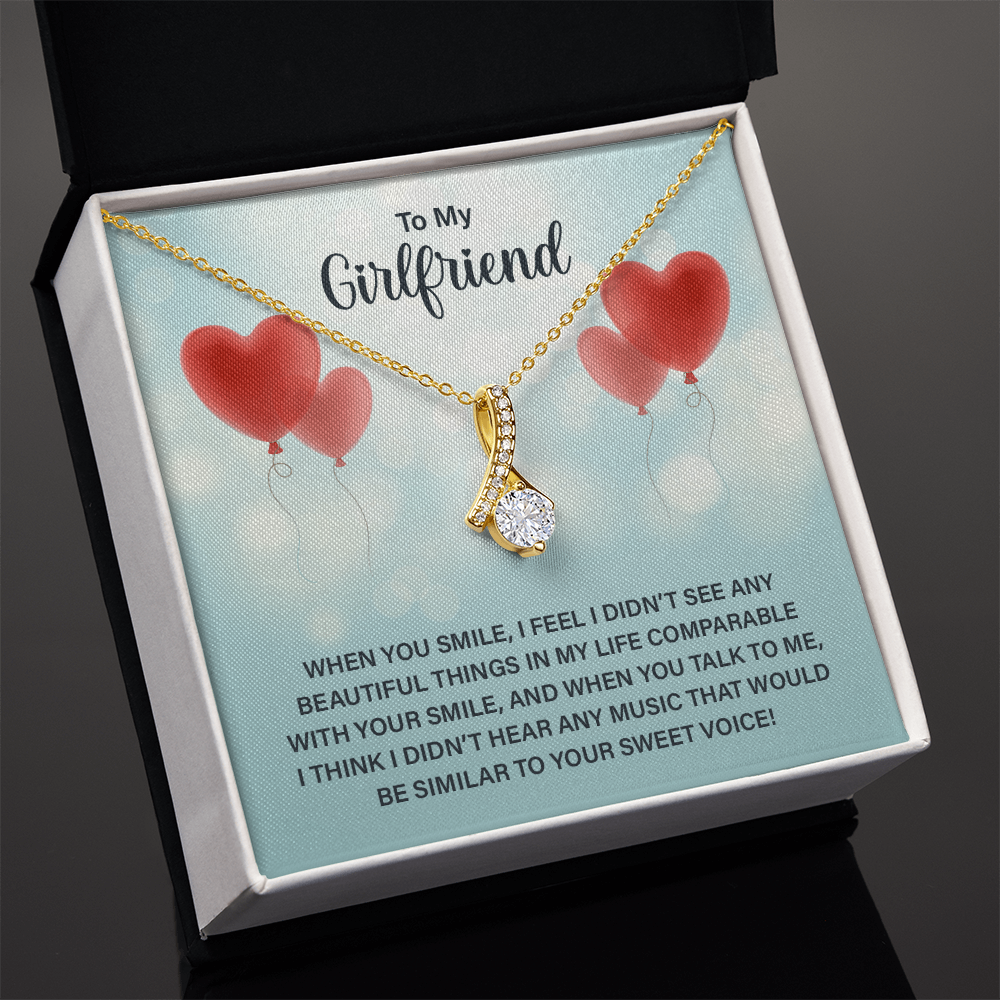 Alluring Beauty Necklace:To My Girlfriend