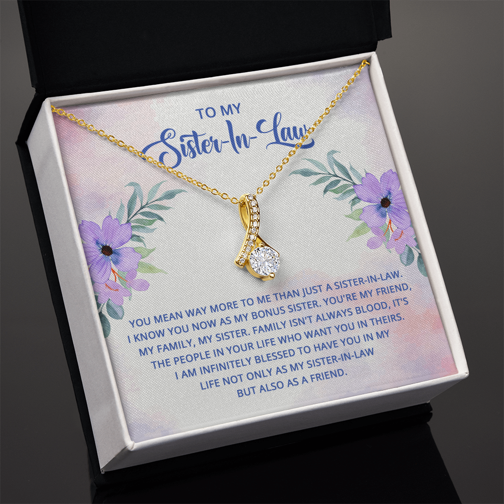 Alluring Beauty Necklace: To My Sister -In-Law