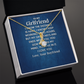 Alluring Beauty Necklace: To My Girlfriend Love Your Boyfriend