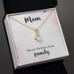 Alluring Beauty Necklace: Mom You Are The Heart