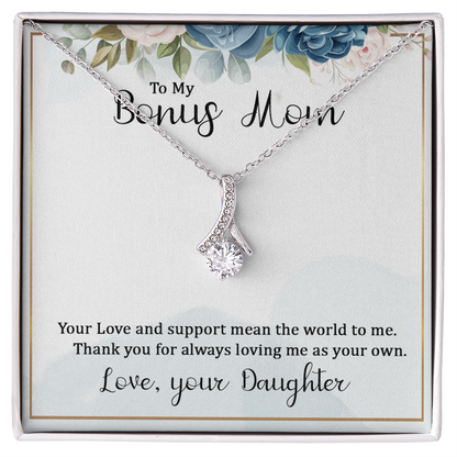 Alluring Beauty Necklace :To My Bonus Mom