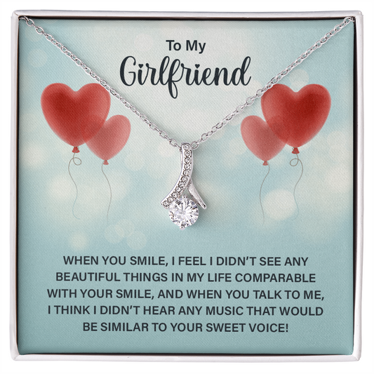 Alluring Beauty Necklace:To My Girlfriend