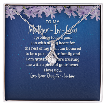 Alluring Beauty Necklace:To My Mother -In-Law