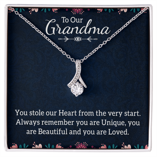 Alluring Beauty Necklace: To Our Grandma