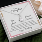 Alluring Beauty Necklace :To My Daughter Happy Birthday Sweet 16