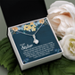 Alluring Beauty Necklace: To My Sister I Love You Very Much