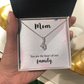 Alluring Beauty Necklace: Mom You Are The Heart