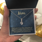 Alluring Beauty Necklace: Mom Unwavering Love