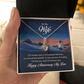 Alluring Beauty Necklace:To My Wife Happy Anniversary My Love