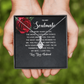 Alluring Beauty Necklace: To My Soulmate Love Your Husband