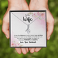 Alluring Beauty Necklace:To My Wife Love Your Husband