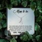 Alluring Beauty Necklace:Mom to Be Love , Your Husband
