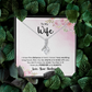Alluring Beauty Necklace:To My Wife Love Your Husband