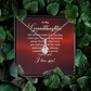 Alluring Beauty Necklace:To My Granddaughter I Love You