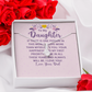 Alluring Beauty Necklace : To My Daughter There Is One