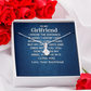 Alluring Beauty Necklace: To My Girlfriend Love Your Boyfriend