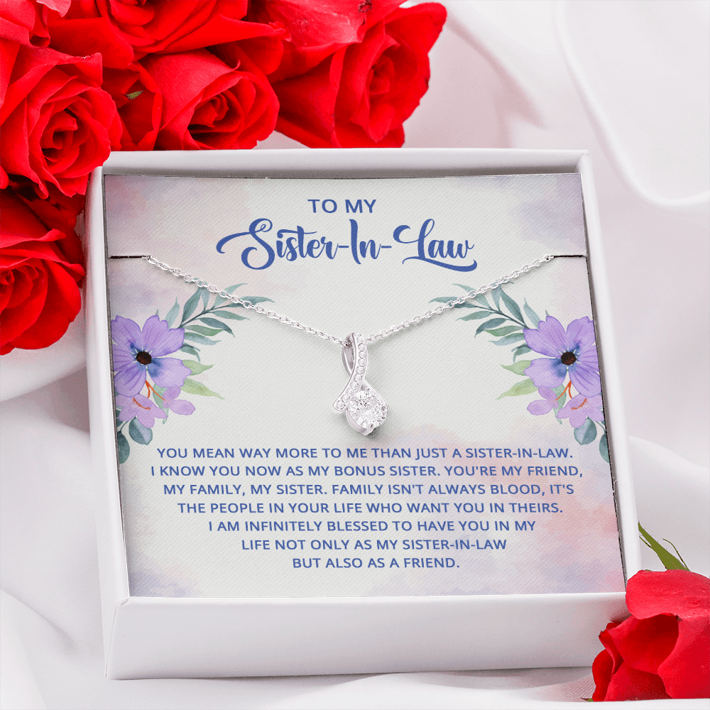 Alluring Beauty Necklace: To My Sister -In-Law