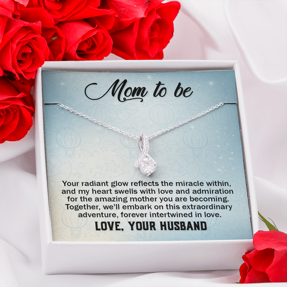 Alluring Beauty Necklace:Mom to Be Love , Your Husband