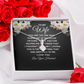 Alluring Beauty Necklace:To My Wife I Love Your Husband