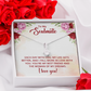 Alluring Beauty Necklace:To My Soulmate Each Day With You