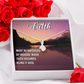 Alluring Beauty Necklace:Faith Must Be Enforced By Reason