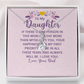 Alluring Beauty Necklace : To My Daughter There Is One