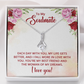 Alluring Beauty Necklace:To My Soulmate Each Day With You