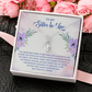 Alluring Beauty Necklace: To My Sister -In-Law