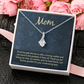 Alluring Beauty Necklace: Mom Unwavering Love