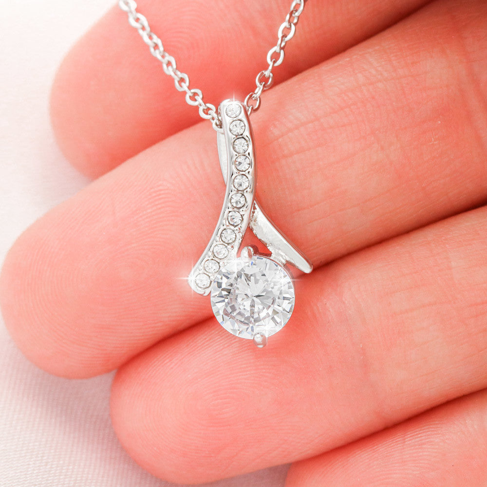Alluring Beauty Necklace:Mom to Be Love , Your Husband