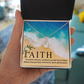 Alluring Beauty Necklace:Faith Believe That You Have Relieved It