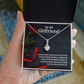 Alluring Beauty Necklace:To My Girlfriend I Love You Every Minute