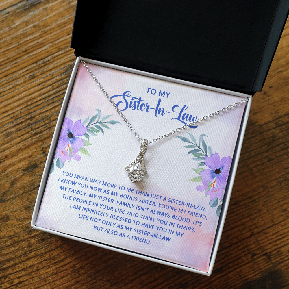 Alluring Beauty Necklace: To My Sister -In-Law