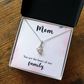 Alluring Beauty Necklace: Mom You Are The Heart